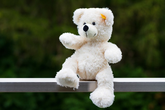 toy store retail training scene with plush toys and customer service notes